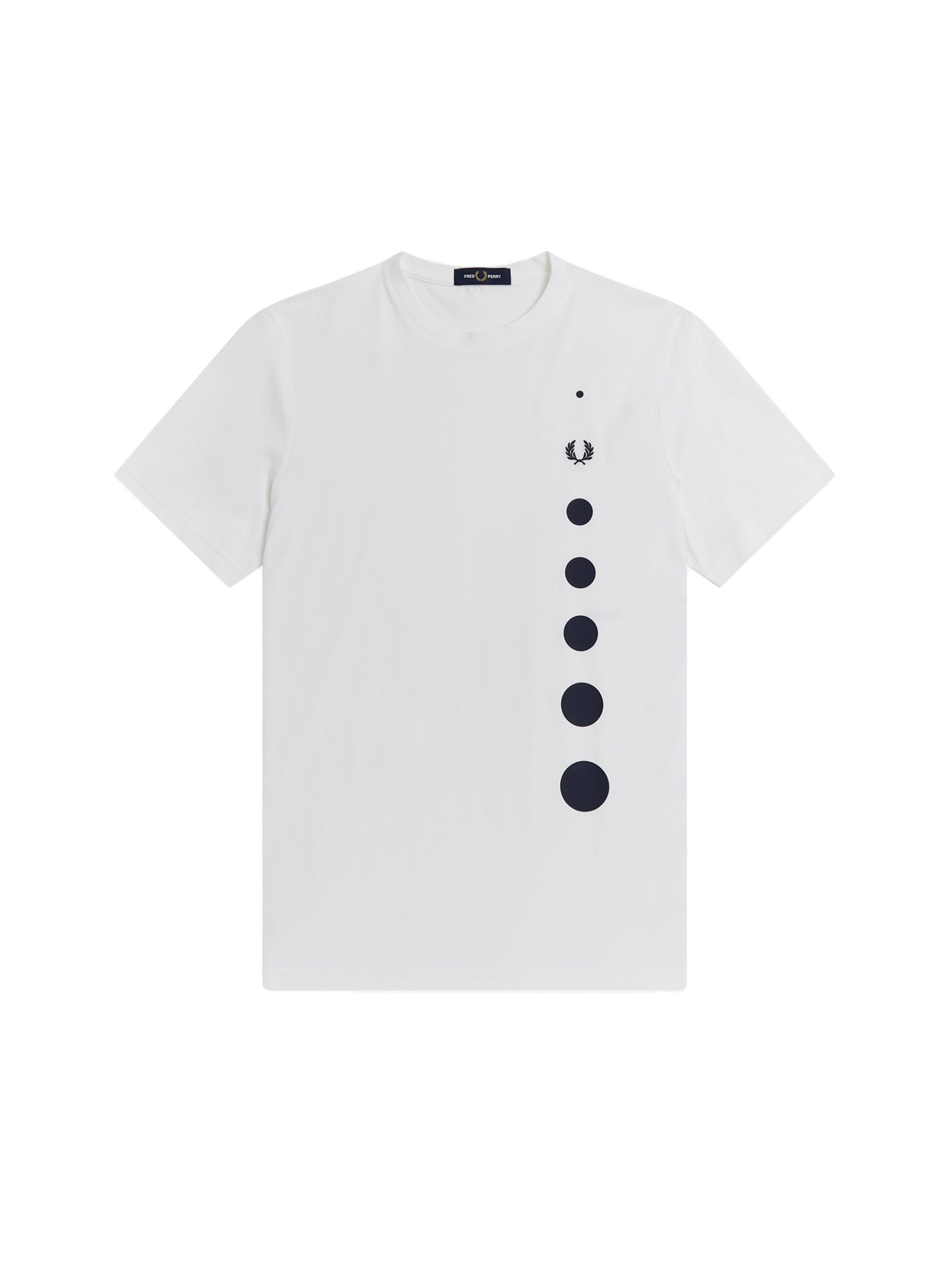 Fred Perry M3631 100 BIA Bianco Abbigliamento Uomo T-shirt Uomo
